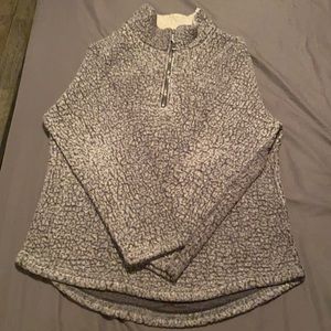 Women’s green tea zip up